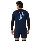 [ Asics ]p Ractis рубашка с коротким рукавом [ задняя сторона принт ] 2053A265-402 asics волейбол [VB] vb-s-shirts