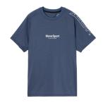 [ Move спорт ] короткий рукав p Ractis рубашка SV6SHT08U-BL00 MoveSports волейбол [VB] vb-s-shirts