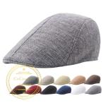 メンズ ハンチング 帽子 大きいサイズ リネン キャスケット 夏 登山 アウトドア ゴルフ はんちんぐ 春夏 30代 40代 50代 通気性 綿