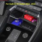 Car Central Console Storage Glove Box Holder Tray Decoration For Audi A3 8Y Sportback Sedan LHD 2021 2022 Interior Accessories