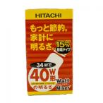 HITACHI лампочка 40W форма потребляемая энергия 34W застежка размер 26mm 100V LW100V34W