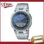 Yahoo! Yahoo!ショッピング(ヤフー ショッピング)CASIO AW-80D-2A カシオ 腕時計 アナデジ スタンダード テレメモ メンズ ネイビー シルバー