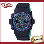 5日23:59までポイントUP! CASIO AWG-M100SBL-1A カシオ 腕時計 アナデジ G-SHOCK ジーショック メンズ ブラック グリーン パープル