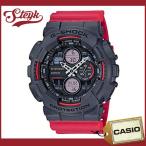 Yahoo! Yahoo!ショッピング(ヤフー ショッピング)CASIO GA-140-4A カシオ 腕時計 アナデジ G-SHOCK Gショック メンズ ブラック レッド