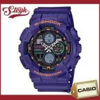 Yahoo! Yahoo!ショッピング(ヤフー ショッピング)CASIO GA-140-6A カシオ 腕時計 アナデジ G-SHOCK Gショック メンズ ブラック パープル