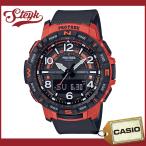 Yahoo! Yahoo!ショッピング(ヤフー ショッピング)CASIO PRT-B50-4 カシオ 腕時計 アナデジ PROTREK プロトレック Bluetooth対応 メンズ ブラック レッド