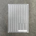 5000系列前面車番インレタ(Nゲージ)