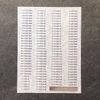 24系北斗星メタリックインレタ（東日本・尾久）(Nゲージ)