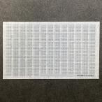 西日本車番インレタ7（207系1000番台篇）(Nゲージ)