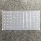 前面編成標記インレタ(B)485系篇白(Nゲージ)