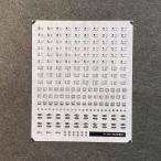 キハ281系・キハ283系車体標記インレタ(Nゲージ)