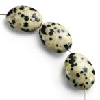 2粒売り　ダルメシアンジャスパー オーバル14×10mm