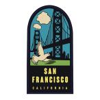 [ официальный Sticker Kingdom Japan] Сан-Франциско стикер Sanfrancisco Sticker кемпинг путешествие путешествие водонепроницаемый наклейка чемодан и т.п. применение (26.San)