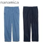 nanamica ナナミカ Wide Denim Pants SUCS306 ワイドデニムパンツ ロング丈 ボトムス 無地 正規取扱店