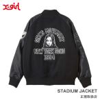 X-girl FACE PATCH STADIUM JACKET 105264021007 | 正規取扱店