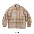 FTC LOOSE GAUGE PLAID SHIRT FTC026SPSH03 Roo z мера Play do рубашка проверка рубашка с длинным рукавом ef чай si- стандартный обращение магазин 