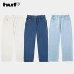 ショッピングセール ボトムス セール HUF ハフ CROMER PANT PT00242SU25 クロマーパンツ メンズ ボトムス ロゴ刺繍 テーパード デニム スケートパンツ ロング丈 オールシーズン 正規取扱店