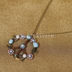 Yahoo! Yahoo!ショッピング(ヤフー ショッピング)チャーム エスニック フラワー ピースマーク 平和のシンボル 快適  ペンダント