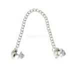 Yahoo! Yahoo!ショッピング(ヤフー ショッピング)ノーブランド品レディース 合金 フェイクパール製 襟ピン ブローチピン タッセルチェーン付 小物 上品