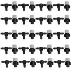 ノーブランド品 散水 灌漑 ミスト用 スプリンクラー ヘッド ノズル＆ティージョイント 20個