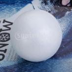 発泡ボール 工作素材 スチロール 丸球 白球 塗装可能 クリスマス飾り 手づくりベース 8cm 10個組