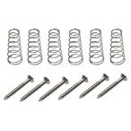  No-brand товар гитара детали pick up для винт ( винт )+ springs. комплект./ 6 комплект 