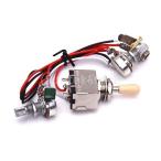 ノーブランド品 ギター 回路配線 3ボックス トグルピックアップセレクター 3wbt / 1V / 1T / 1J 2-500kポット