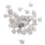 Yahoo! Yahoo!ショッピング(ヤフー ショッピング)ノーブランド品 ハンドメイド アクセサリー用 合金製 ペンダント チャーム 雪の結晶型 （シルバー） 50個