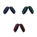ps4コントローラの赤い緑の3pairs thumbstickシリコンキャップ