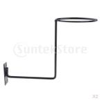 ヘルメット ハンガー ホルダー 壁掛 吊るし バイク スクーター ロード ジャケット フルフェイス 多機能ハンガー ブラック 2個セット