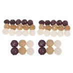 42x籐籐ボールホームクリスマス結婚披露宴装飾工芸品3 / 7cm