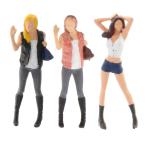 Yahoo! Yahoo!ショッピング(ヤフー ショッピング)多くの3 1:64ストリートシーンジオラマフィギュア人形樹脂モデルレイアウト