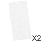 2x пластик стеганое полотно стеганый stencil картина craft шаблон стежок шитье tool 