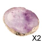 2xResinimite-shon.. нейл-арт Palette напиток Coaster cup коврик. оборудование орнамент фиолетовый 