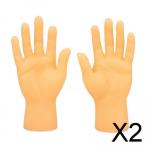 2xFinger Puppet Mini FingerHands маленький рука левый рука . правый рука кошка ....
