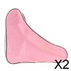 2x ролик skate сумка роликовые коньки скорость skate обувь ботинки переносная сумка розовый 