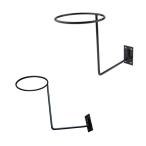 2xメタルヘルメットホルダー壁掛けハットラックハンガーフックディスプレイスタンド