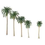 2x20pcs зеленый модель кокос cocos nucifera. дерево 1/150 шкала 7cm