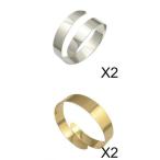 Yahoo! Yahoo!ショッピング(ヤフー ショッピング)4pcsファッションパンクスワールアッパーアームカフアームレットアームバンドバングルブレスレット