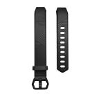 Perfk Fitbit Alta 専用 腕時計バンド 交換 リストバンド TPE素材 快適 防水 スポーツ 全3色2サイズ選択 - 黒,Sサイズ