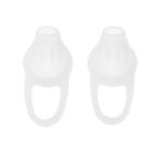 1 на универсальный силикон year chip слуховай аппарат колпак слуховай аппарат для все 2 цвет - белый 