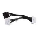 1オス2メス obd2延長ケーブルスプリッター 16ピンソケット 車用