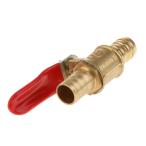  No-brand товар 3/8 латунь мяч клапан(лампа) блокировка дренаж кок газ воздух жидкость полный порт красный руль 