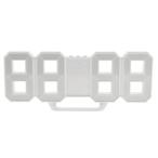 送料無料 デジタル アクリル製 LEDテーブル ウォールクロック 掛け時計 24/12時間 スヌーズ調整可能 全4色