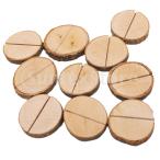 10枚の結婚式の木製カードホルダーのパック-最高のカードホルダー-ホームパーティーの装飾のためのテーブル番号スタンド-ビジネスのための価格カードホルダー