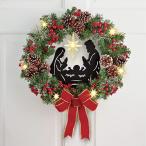 クリスマスアクリルリースラウンドプリント耐久性のあるリースクリスマスガーランドペンダント壁の感謝祭のためのクリスマスリース