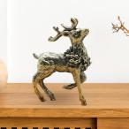  латунь. северный олень. изображение. скульптура. украшение living салон. стол. книжный шкаф для 1 шт стиль A