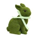  e-s ta-. заяц. изображение ba колено. украшение полимер животное. скульптура двор. оборудование орнамент поэтому. сиденье ....11x8x6cm