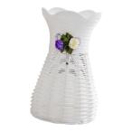 ダイニングルームのベッドルームの装飾のためのモダンな花瓶フラワーアレンジメント ホワイト