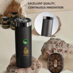 電気アロマディフューザー 香炉 電子香炉 寝室 車用 ブラック